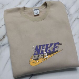 Boo Ghost Embroidered Nike Halloween Shirt