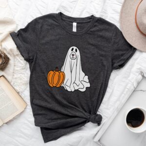 Ghost Dog Shirt Pumpkin Halloween