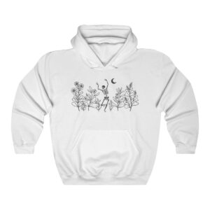 Skeleton Wildflower Halloween Hoodie