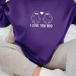 I Love You Boo Halloween Sweatshirt