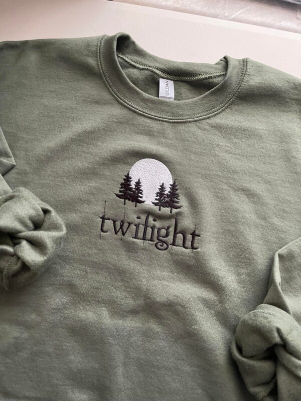 Moon Embroidered Twilight Hoodie Sweatshirt