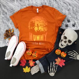 Mummy To Be Halloween Shirt Skeleton Halloween Shirt