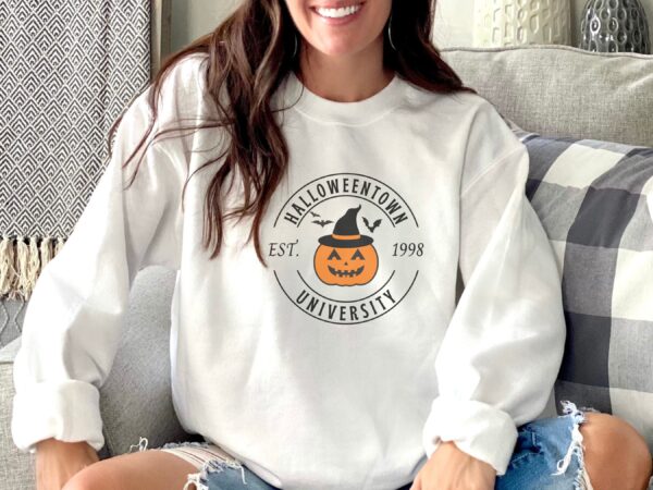 Pumpkin Print Halloweentown University Sweatshirt