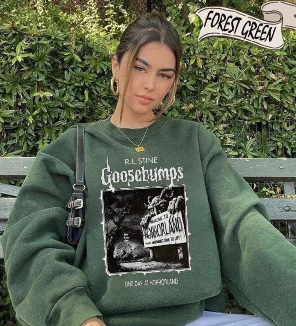 Goosebumps One Day At Horrorland Halloween Sweatshirt