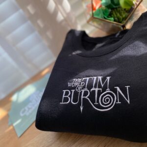 The World Of Tim Burton Halloween Embroidered Sweatshirt