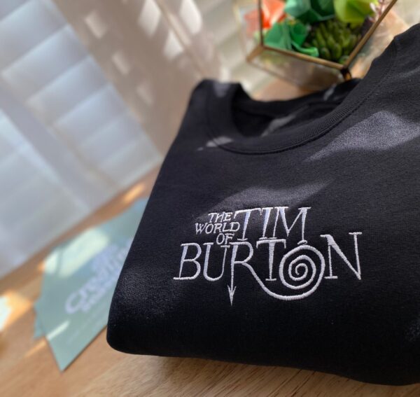 The World Of Tim Burton Halloween Embroidered Sweatshirt