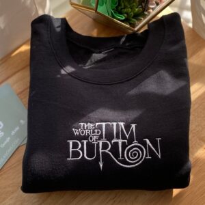 The World Of Tim Burton Halloween Embroidered Sweatshirt