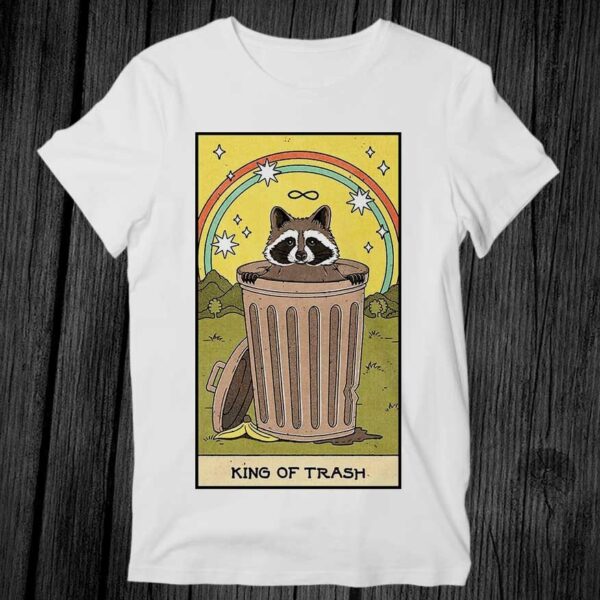 King Of Trash Raccoon Tarot Card Shirt