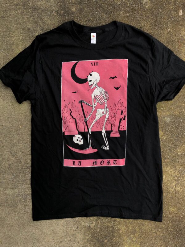 La Mort Death Tarot Card Tee