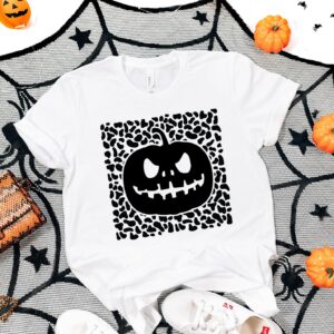 Leopard Pumpkin Tee Halloween T-Shirt