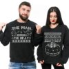 Matching Christmas Sweaters For Couples Ugly Gingerbread Party Sweater