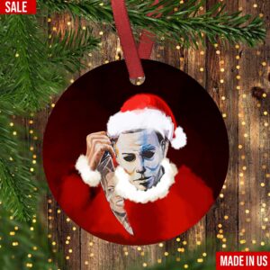 Michael Myers Santa Horror Movie Ornament