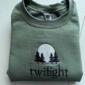 Moon Embroidered Twilight Hoodie Sweatshirt