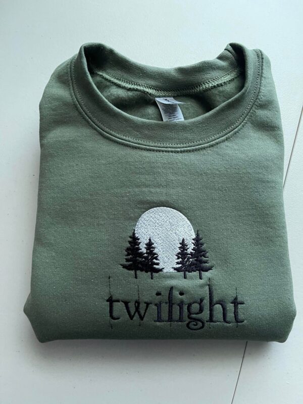 Moon Embroidered Twilight Hoodie Sweatshirt