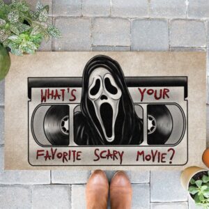 Movie Halloween Doormat Ghost Face What’s Your Favorite Scary