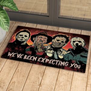 Movie Halloween Doormat We’ve Been Expecting You