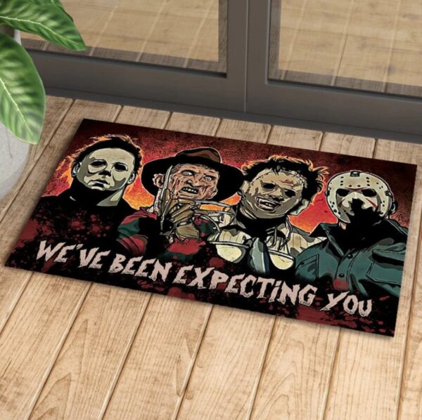 Movie Halloween Doormat We’ve Been Expecting You