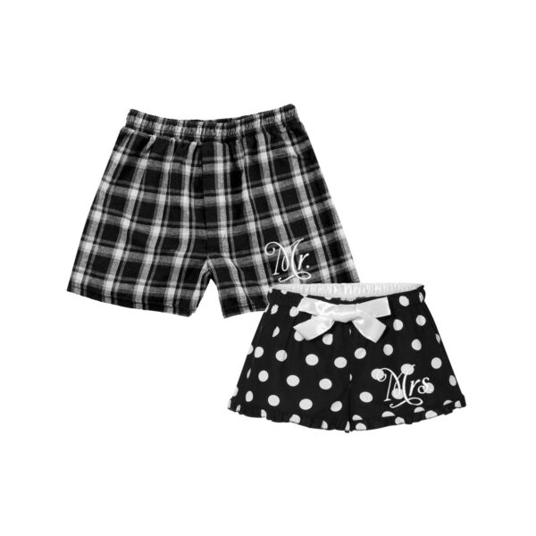 Mr And Mrs Boxer Short Set Couple Matching Boxers