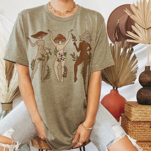 Mushroom Ladies Oversized T-Shirt