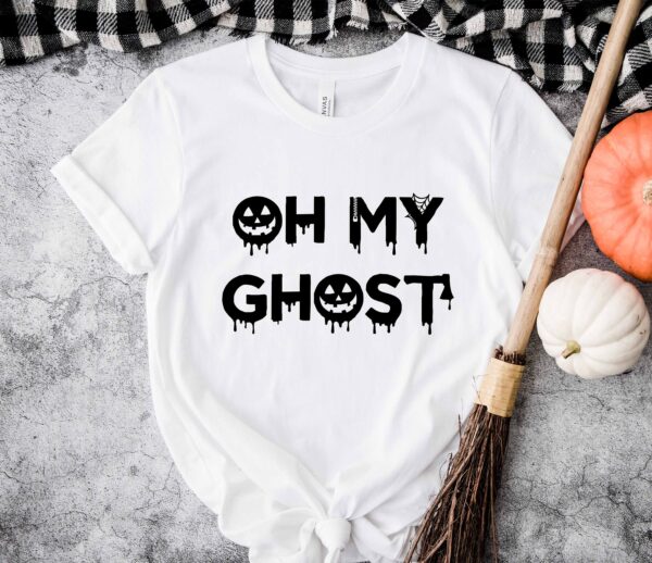 Oh My Ghost T-Shirt Funny Halloween Shirt