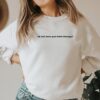 Words Print Mental Health Counselor Sweatshirt