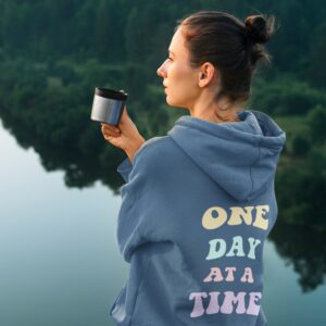 One Day At A Time Mental Health Hoodie Sweatshirt