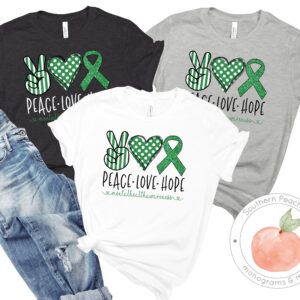 Peace Love Hope Mental Health T-shirt