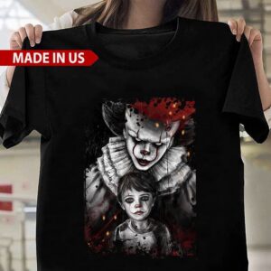 Pennywise IT Horror Movie Characters Shirt