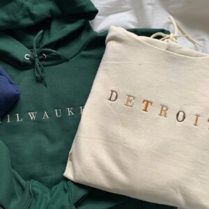 Personalized Embroidered City Hoodie