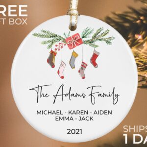 Personalized Family Christmas Ornament