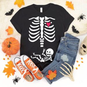 Pregnant Skeleton Maternity Shirt