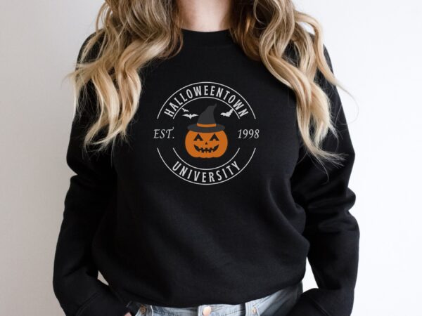 Pumpkin Print Halloweentown University Sweatshirt