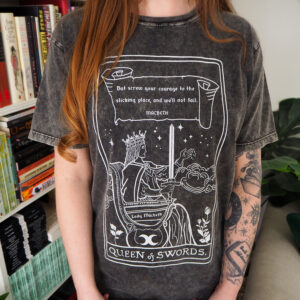 Queen of Swords Tarot Card Shirt