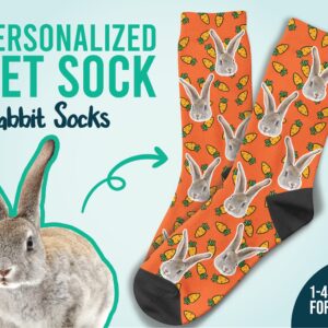 Rabbit Face Socks Gift for Rabbit Lovers