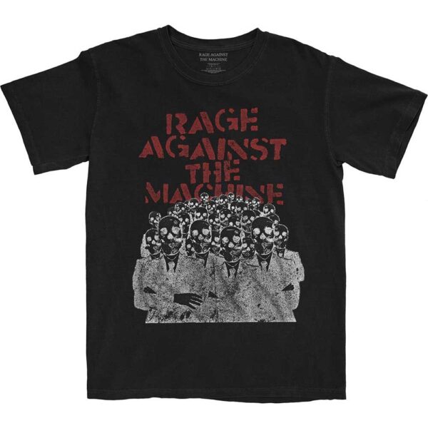 Rage Against The Machine Shirt Crowd Masks