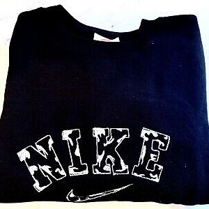 Nike Cow Print Embroidered Crewneck