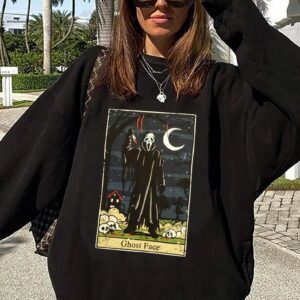 Scream Ghost Face Tarot Card Sweatshirt Hoodie