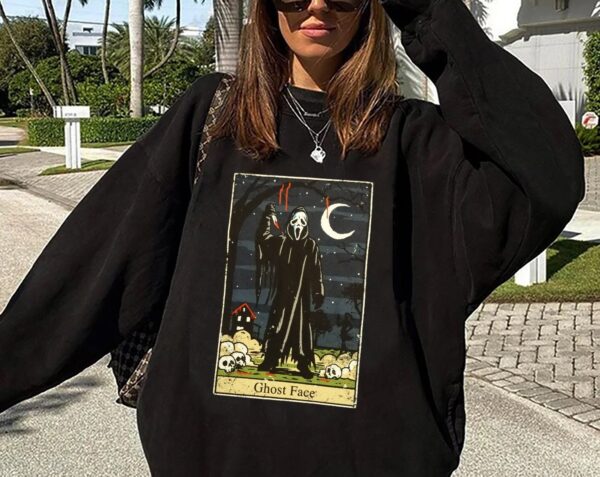 Scream Ghost Face Tarot Card Sweatshirt Hoodie