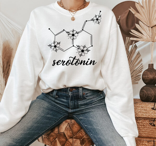 Serotonin Mental Health Sweatshirt