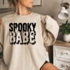 Spooky Boo Bat Pumpkin Halloween Sweatshirt