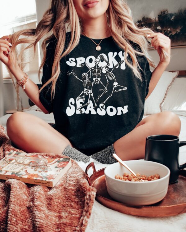 Spooky Season Shirt Skeleton Halloween