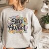 Ghost Flowers Halloween Sweatshirt