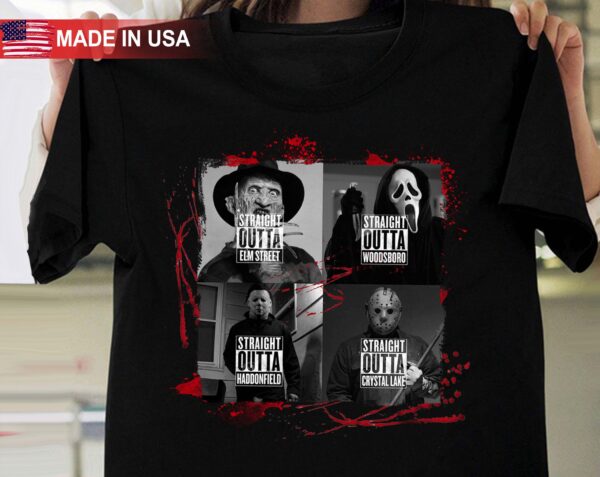 Straight Outta Halloween Horror Movie Shirt