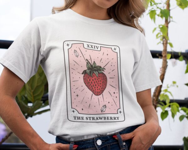 Strawberry Tarot Card Shirt