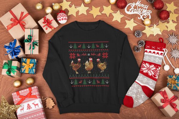 Thanksgiving Sweater Chicken Ugly Christmas