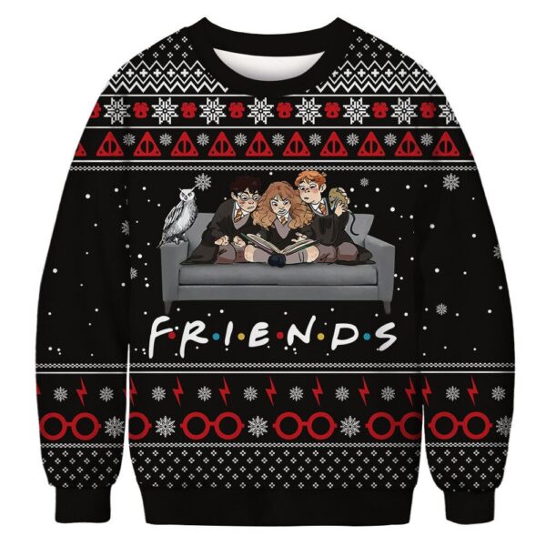 Thanksgiving Sweater Ugly Friends Woolen