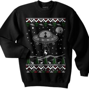 Thanksgiving Sweater Ugly UFO Spaceship Shirt