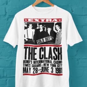 The Clash British Punk Rock Music T Shirt