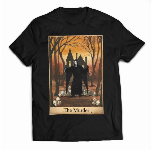 The Murder Ghost Face Tarot Card T-shirt