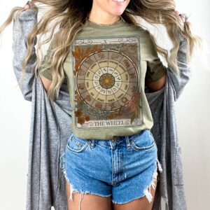 The Wheel Tarot Card Shirt